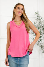Load image into Gallery viewer, Thread Lightly Ribbed Knit Tank in Strawberry Pink