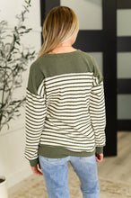 Load image into Gallery viewer, Timeless Lines Contrast Henley Top
