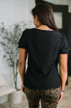 Load image into Gallery viewer, To Call My Own Textured Blouse in Black