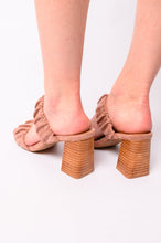 Load image into Gallery viewer, Tropic Like it's Hot Heels in Blush Suede