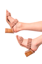 Load image into Gallery viewer, Tropic Like it's Hot Heels in Blush Suede