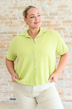 Load image into Gallery viewer, Two's Company Ribbed Button Down
