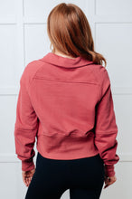 Load image into Gallery viewer, Under Her Spell Half Zip Pullover in Mauve