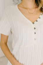 Load image into Gallery viewer, We Should Be Together V-Neck Textured Top