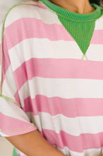 Load image into Gallery viewer, What's a Girl to Do Contrast Trim Relaxed Top