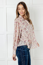 Load image into Gallery viewer, You and I Connect Floral Button Up Blouse