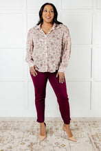 Load image into Gallery viewer, You and I Connect Floral Button Up Blouse