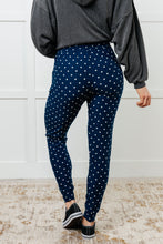 Load image into Gallery viewer, Your New Favorite Joggers in White Polka Dot