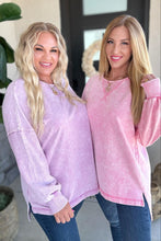 Load image into Gallery viewer, PREORDER: Best Selling Luna Mineral Wash Sweatshirt in Two Colors