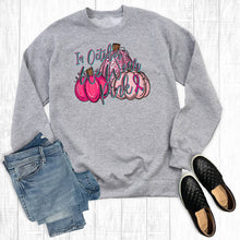 Load image into Gallery viewer, Breast Cancer Pumpkins Sweatshirt
