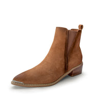 Load image into Gallery viewer, Wylie Suede Ankle Boot in Tan