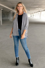 Load image into Gallery viewer, Mixed Houndstooth Button Up Top