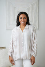 Load image into Gallery viewer, High Standards Striped Button Down