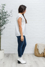 Load image into Gallery viewer, Isn't It Ironic Top In White