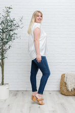 Load image into Gallery viewer, Isn't It Ironic Top In White