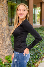 Load image into Gallery viewer, Can You Believe It Basic Long Sleeve Top In Black