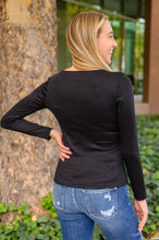 Load image into Gallery viewer, Can You Believe It Basic Long Sleeve Top In Black