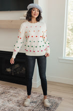 Load image into Gallery viewer, Candy Buttons Pom Detail Sweater