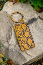 Load image into Gallery viewer, Clear Break Snakeskin Clutch