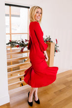 Load image into Gallery viewer, Cloudy Skies Dress in Crimson