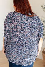Load image into Gallery viewer, Essential Blouse in Navy Paisley