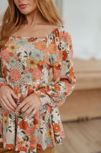 Load image into Gallery viewer, Fall For Florals Babydoll Top