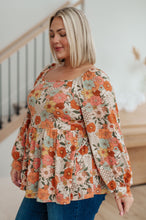 Load image into Gallery viewer, Fall For Florals Babydoll Top