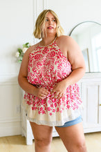 Load image into Gallery viewer, Fantastic Filigree Peplum Blouse