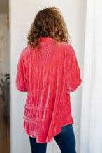 Load image into Gallery viewer, Feeling Fuchsia Velvet Button Down