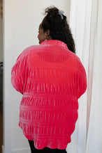 Load image into Gallery viewer, Feeling Fuchsia Velvet Button Down