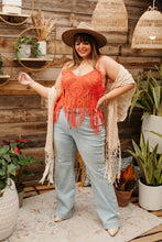 Load image into Gallery viewer, Festival Fringe Tank in Orange