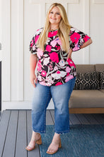Load image into Gallery viewer, Floral First Ruffle Sleeve Top