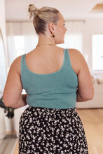 Load image into Gallery viewer, Fundamentals Ribbed Seamless Reversible Tank in Vintage Blue