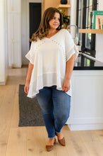 Load image into Gallery viewer, Giving In V Neck Spliced Top