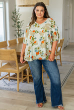 Load image into Gallery viewer, Good Morning Floral V-Neck Blouse