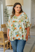 Load image into Gallery viewer, Good Morning Floral V-Neck Blouse