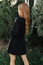 Load image into Gallery viewer, Happy To See You Floral Embroidered Dress