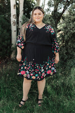 Load image into Gallery viewer, Happy To See You Floral Embroidered Dress