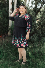 Load image into Gallery viewer, Happy To See You Floral Embroidered Dress