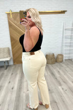 Load image into Gallery viewer, Alice High Rise Over Dyed 90's Straight Jeans in Light Khaki