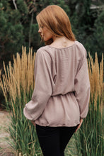 Load image into Gallery viewer, Imagine It All V-Neck Peplum Top