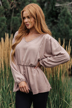 Load image into Gallery viewer, Imagine It All V-Neck Peplum Top