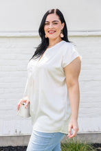 Load image into Gallery viewer, Isn't It Ironic Top In White