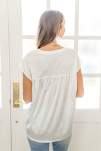 Load image into Gallery viewer, Isn't It Ironic Top In White