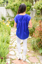 Load image into Gallery viewer, Isn't it Ironic Shirt in Blue