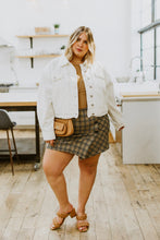 Load image into Gallery viewer, Late To Class Plaid Mini Skort