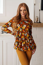 Load image into Gallery viewer, Let's Get Going Floral Babydoll Top