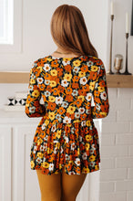 Load image into Gallery viewer, Let's Get Going Floral Babydoll Top