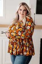 Load image into Gallery viewer, Let's Get Going Floral Babydoll Top