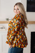 Load image into Gallery viewer, Let's Get Going Floral Babydoll Top